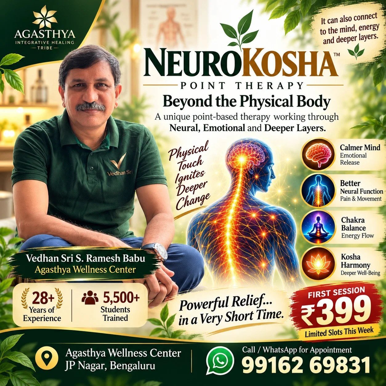 NeuroKosha Point Therapy poster